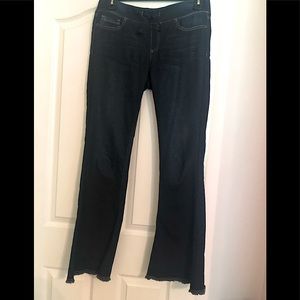 Rewash Jogger Dark Denim Stretchy Denim Flared Jeans
